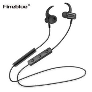 سماعة سلك بلوتوث رياضية P20 من Fineblue لون ابيض