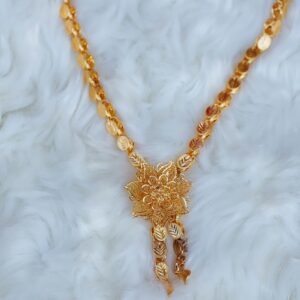 سنسال ذهب روسي حلبي طويل للنساء