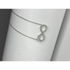 سنسال فضة انفنتي محجر عيار925