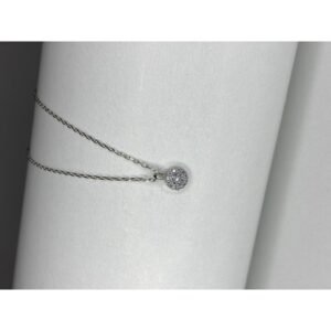 سنسال فضة دائرة محجر عيار925