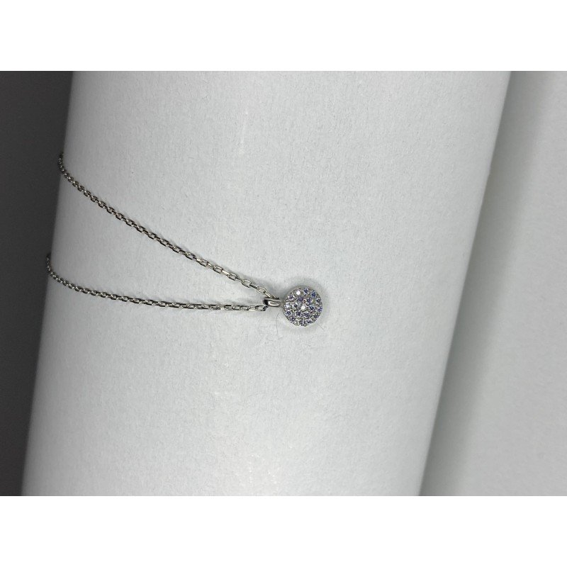 سنسال فضة دائرة محجر عيار925