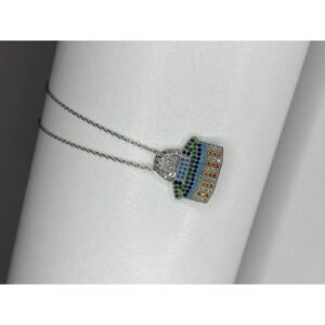 سنسال فضة قبة الصخرة عيار 925