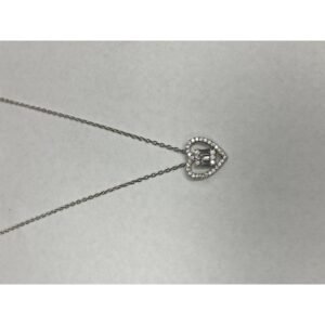 سنسال فضة قلب محجر عيار925