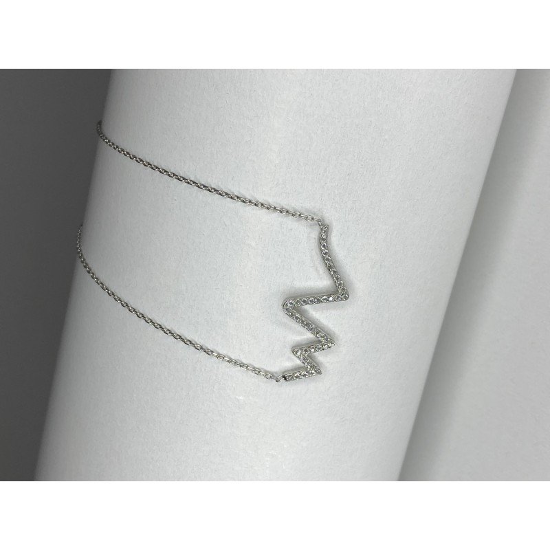 سنسال فضة نبض محجر عيار925