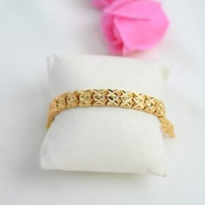 سوار بلدي للأطفال لون ذهبي من FJ مقاوم لتغير اللون كفالة سنتين ضد تغير اللون