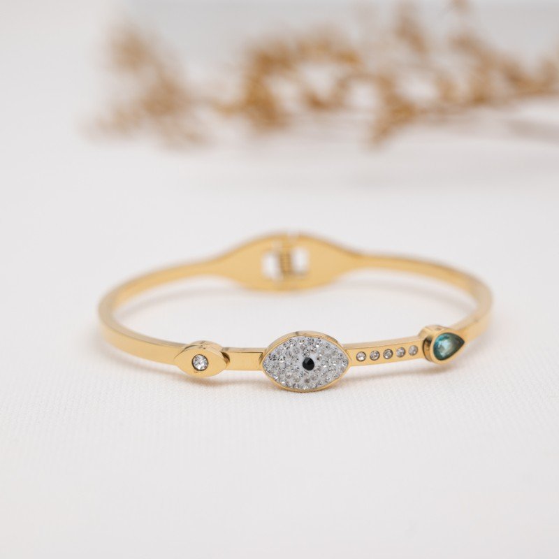 سوار ذهبي بتصميم عين