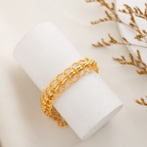 سوار ذهبي بلدي بتصميم حلقات