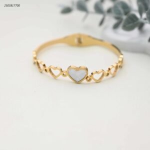 سوار لون ذهبي و ابيض