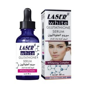 سيروم الجلوتاثيون لتبييض الوجه وشد المسام حجم 30 مل - Glutathione Serum by Laser White