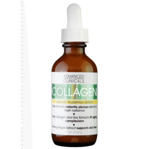 سيروم سريري كولاجين متقدم تركيبة مزدوجة لنفخ البشرة على الفور Collagen Instant Plumping Serum for Fine Lines and Wrinkles By Advanced Clinicals 52ML