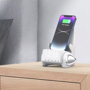 شاحن جوال لاسلكي مع ساعة