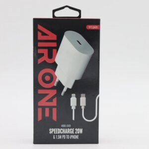 شاحن سريع 20 واط مع كابل Lightning لجهاز آيفون