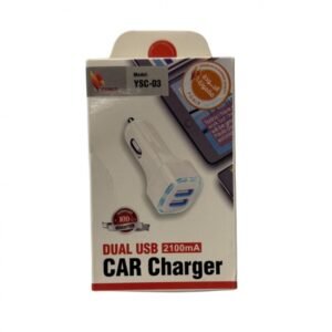 شاحن سيارة 2 USB مربع YSC-03