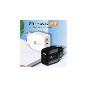 شاحن هاتف 1USB + 1PD مع كابل IPHONE