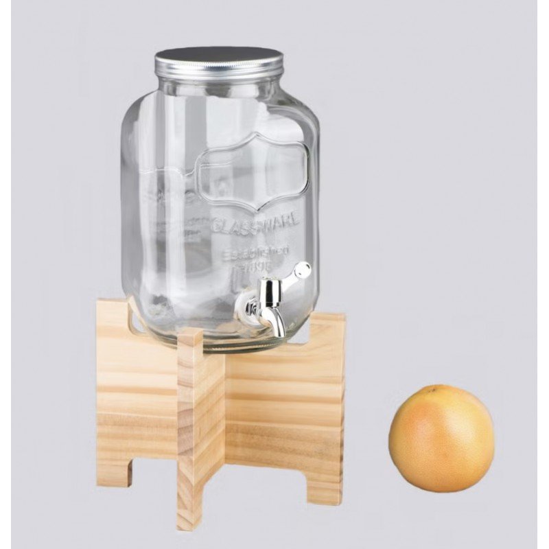 شاف للعصائر مع قاعدة خشب 8لتر