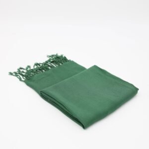 شال رأس نسائي حجم 165×70 سم لون أخضر