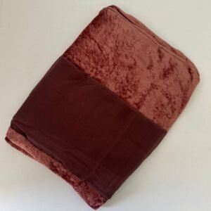 شال نسائي دانتيل وقماش مقاس 185×68 سم لون 000