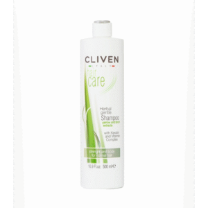 شامبو كليفن بخلاصة ابارو والبتولا مع الكيراتين حجم 500 مل- Cliven Herbal Gentle Shampoo Strength and body for NORMAL HAIR 500 ML