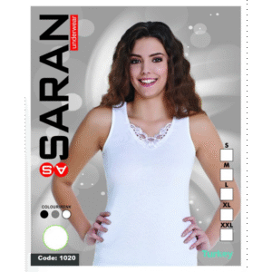 شباح داخلي (بروتيل) بزخرفة دانتيل بحمالات عريضة للنساء لون أبيض