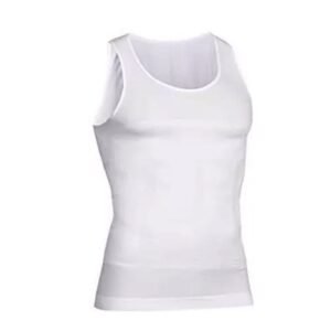 شباح للتنحيف وتشكيل الجسم للرجال لون أبيض - Shaper Slimming Undershirt