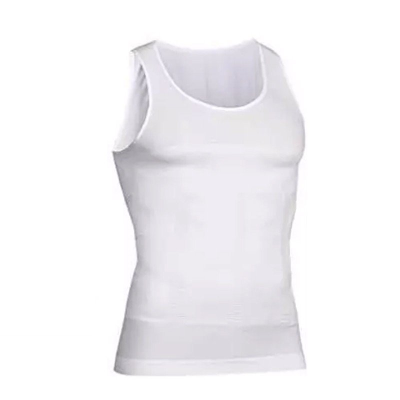 شباح للتنحيف وتشكيل الجسم للرجال لون أبيض - Shaper Slimming Undershirt
