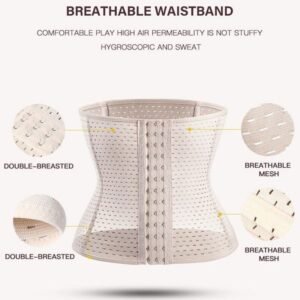 شباح ومشد للتنحيف وتشكيل الجسم لون أبيض - Undershirt Compression & Corset Shaper Slimming