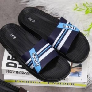 شبشب رجالي مخطط لون كحلي