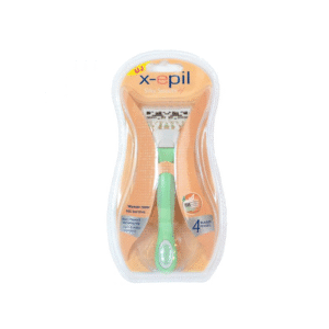 شفرة حلاقة نسائية تحتوي على 4 شفرات من x-epil
