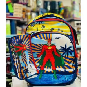 شنطة ابتدائي ظھر طبي مع مقلمة 16 انش