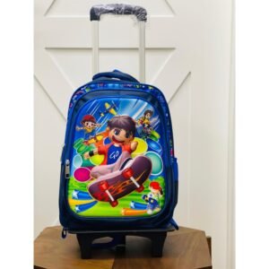 شنطة جر 3d حجم كبير 15 انش مع عجل مضيء ولد زلاجة