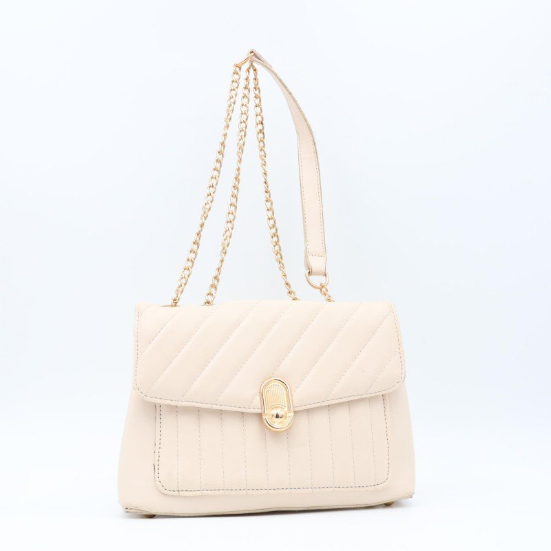 شنطة كتف لون بيج