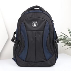 شنطة مدرسية لون أسود وكحلي 46*36*21 سم