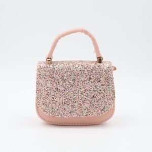 شنطة يد للأطفال لون زهري