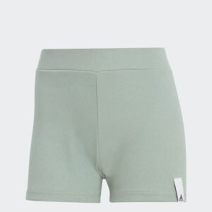شورت اديداس لونج ريب للنساء لون أخضر فيروزي- adidas Womens' Lounge Rib Booty Shorts - Green