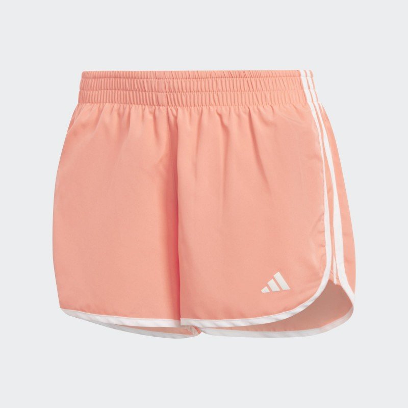 شورت اديداس ماراثون 20 للنساء لون برتقالي- adidas Womens' Marathon 20 Running Shorts - Orange
