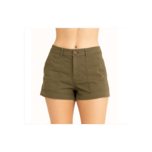شورت للنساء لون زيتي