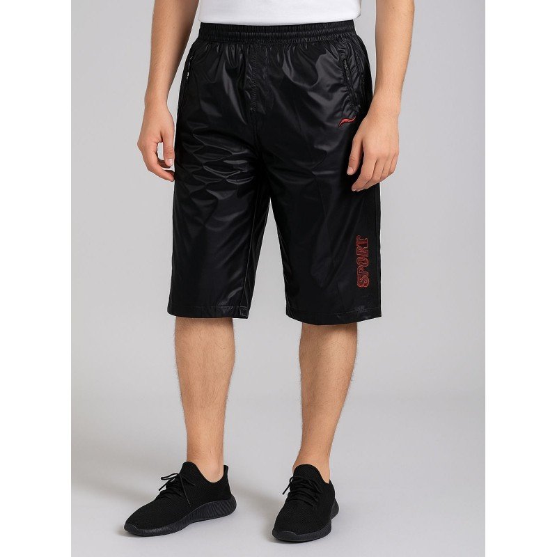 شورت ستان للرجال لون اسود