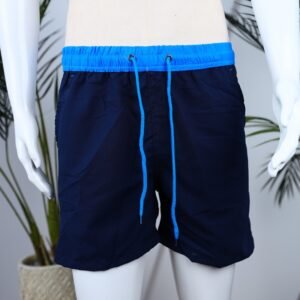 شورت شبابي قصير للرجال لون كحلي