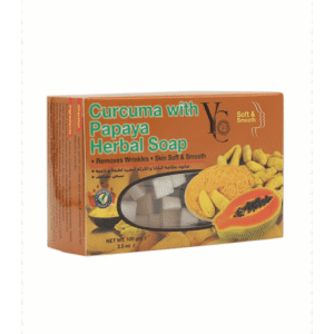 صابون بالاعشاب لتبييض الوجه بالكركم من واي سي حجم 100غم