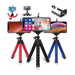 ستاند هاتف للتصوير مع مايكRed Ring Selfie light Kits