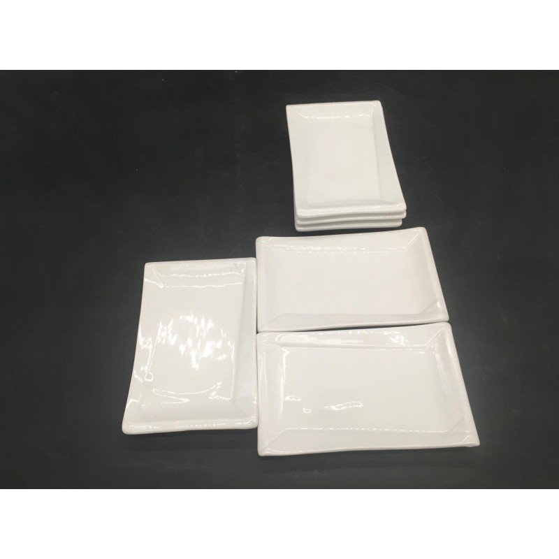 صحن بورسلان مستطيل 15*9.5*1.5