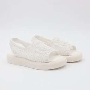 صندل بناتي للاطفال لون أبيض