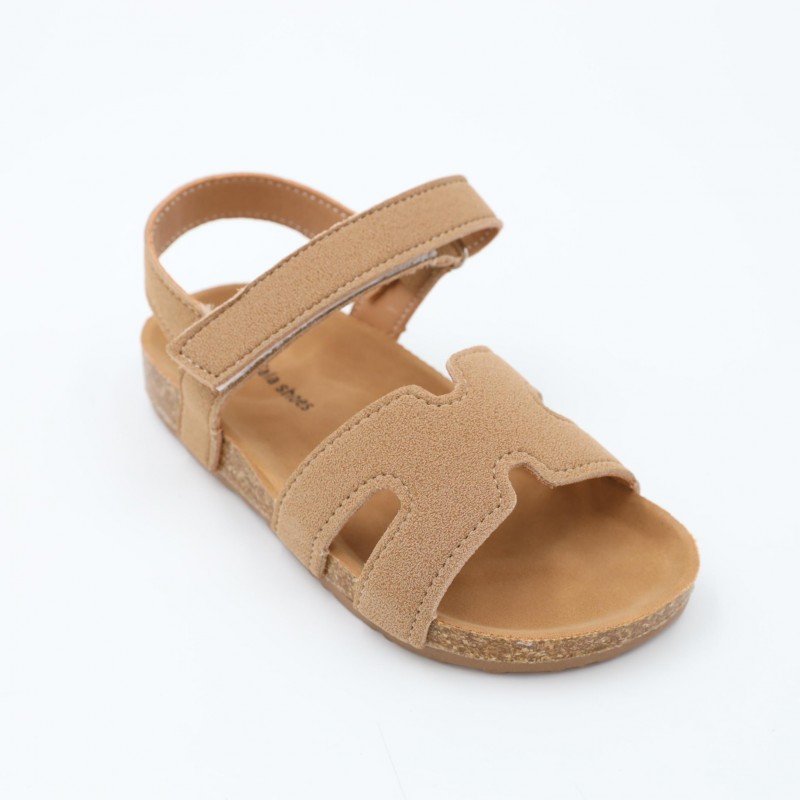 صندل بناتي للاطفال لون بيج