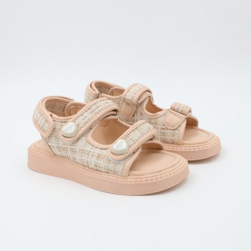 صندل بناتي للاطفال لون بيج