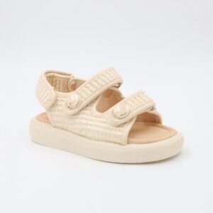 صندل بناتي للاطفال لون بيج فاتح