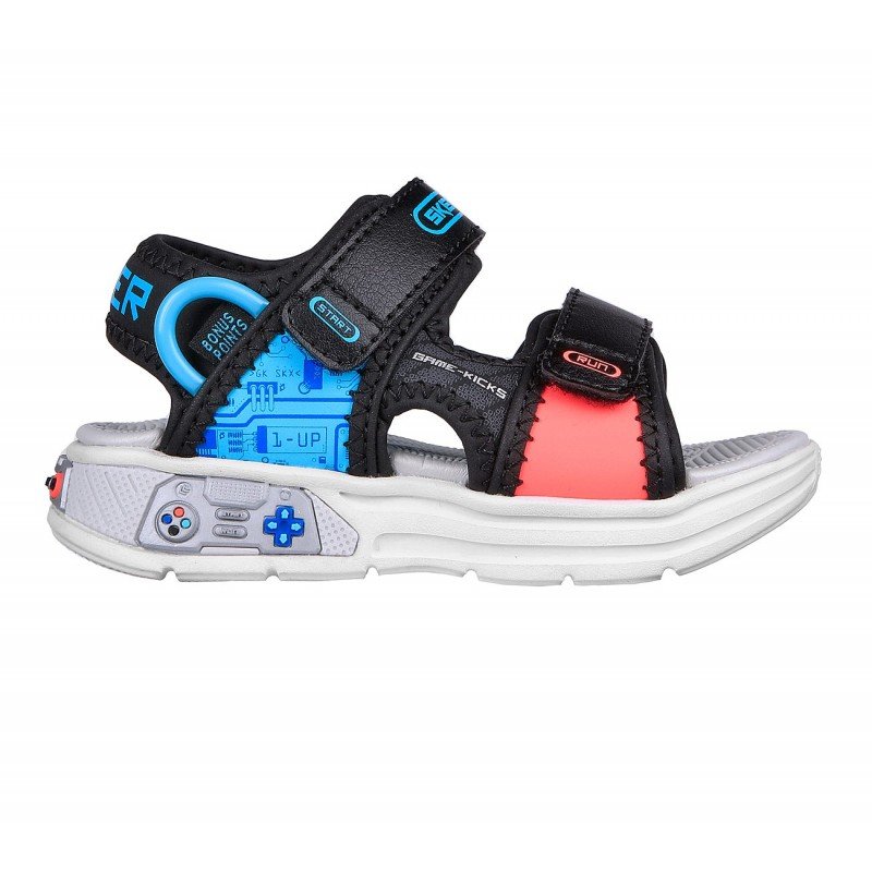 صندل بور سبلاش للأطفال لون أسود Skechers Kid's Power Splash Sandals