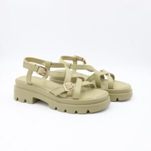 صندل ستاتي لون أخضر فاتح