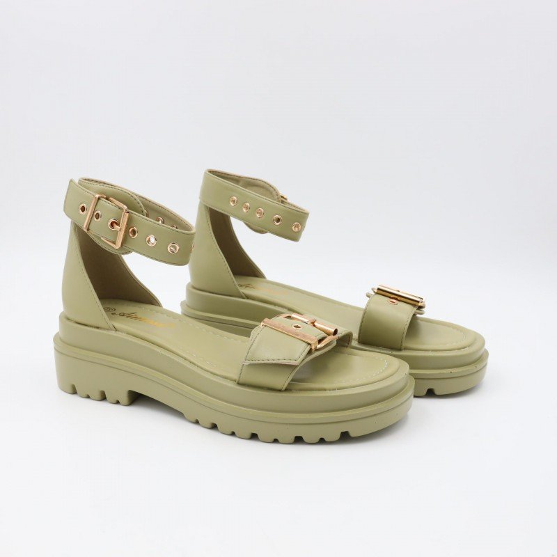 صندل ستاتي لون زيتي فاتح