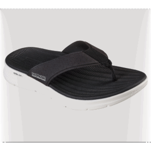 شبشب سكيتشرز جو كونستينت للرجال لون أسود ونعل أبيض- Skechers Men's Go Consistent Sandal