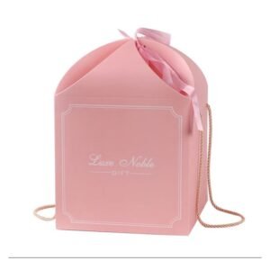 صندوق هدايا (عدد 12) 11 *11*11  سم  لون زهري